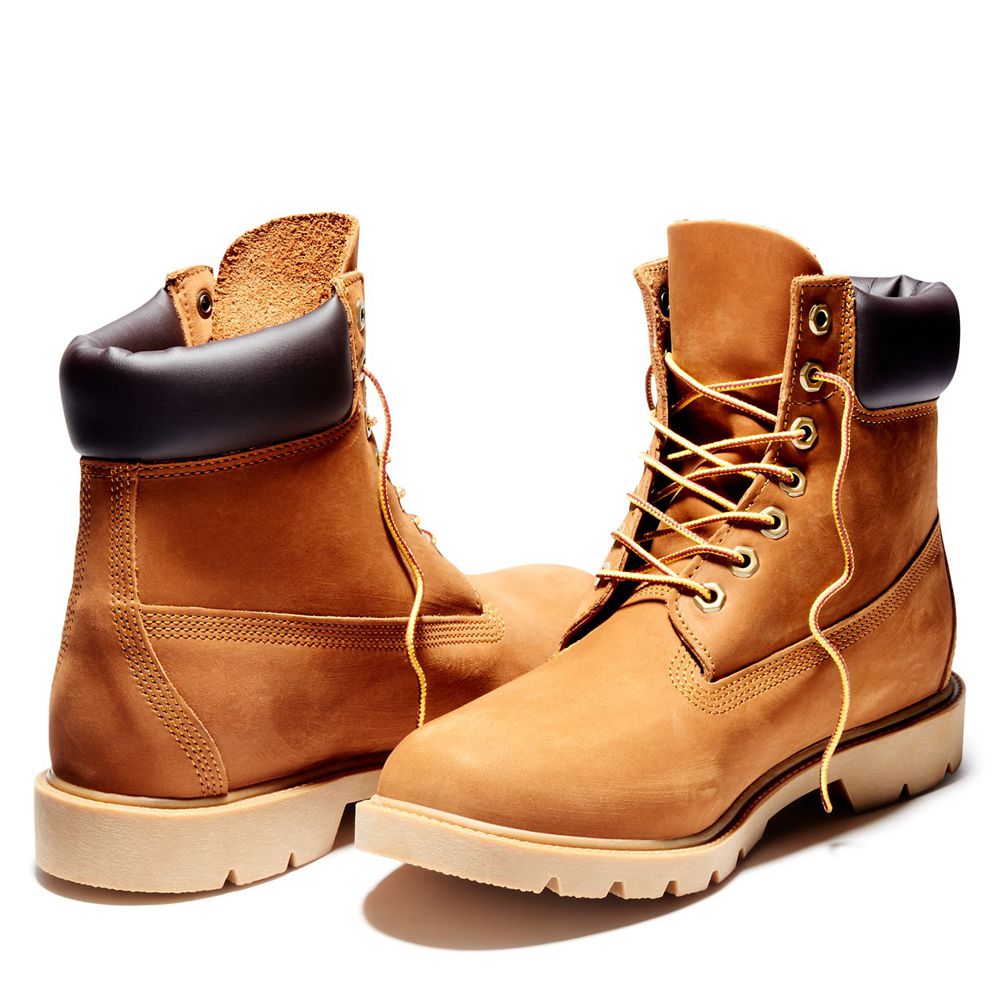 Bota Neve Masculino - Timberland 6-Inch Basic Impermeavel W/Padded Collar - TBDFR5176 - Marrom
